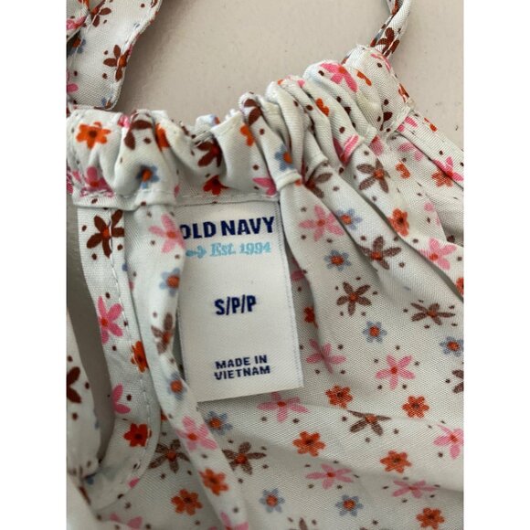 Old Navy Floral Maxi Dress Halter Top Small - Picture 4 of 10